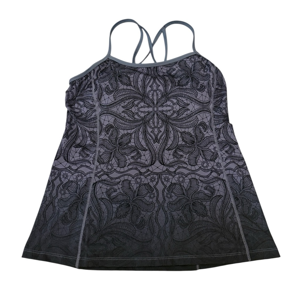 Athleta Purple Ombré Harmonious Camo Sport Tank Women’s Size M